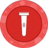 Unique Shaving Machine Vector Glyph Icon