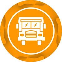 Beautiful Bus Vector Glyph Icon