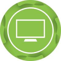 Beautiful screen Vector Glyph icon