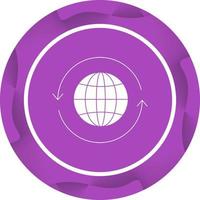 Beautiful Worldwide Vector Glyph icon