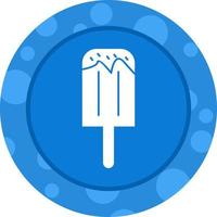 Beautiful Ice lolly Glyph Vector Icon