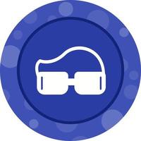 Unique Googles Vector Glyph Icon