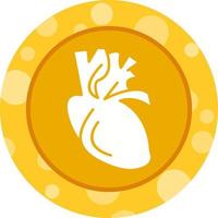 Beautiful Heart Vector Glyph icon