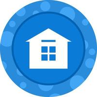 Beautiful Home Vector Glyph Icon