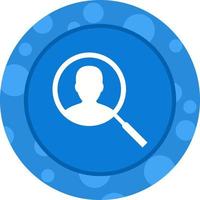 Beautiful Search profile Vector Glyph icon