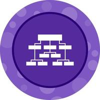 Beautiful Business structure Vector Glyph icon