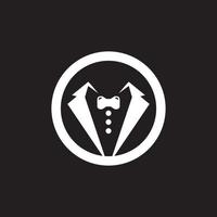 Tuxedo icon and symbol vector template