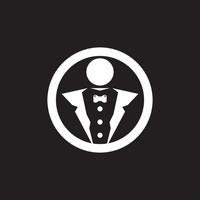 Tuxedo icon and symbol vector template