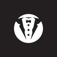 Tuxedo icon and symbol vector template