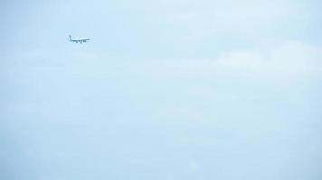 PHUKET, THAILAND NOVEMBER 25, 2017 - China Southern Airbus 321 approaching over ocean at Phuket airport video