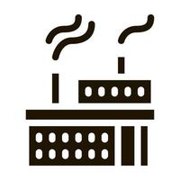 working power station icon Vector Glyph Illustration