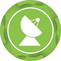 Unique Satellite Dish Vector Glyph Icon