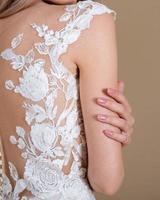 Elegant bride in a wedding dress photo