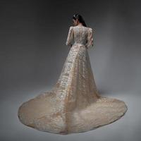 Elegant bride in a wedding dress photo