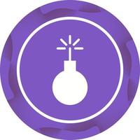 Unique Explosion Vector Glyph Icon