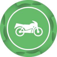 Unique Bike Vector Glyph Icon