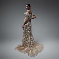 Elegant bride in a wedding dress photo