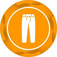 Unique Trouser Vector Glyph Icon