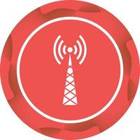 Unique Telecom Tower Vector Glyph Icon