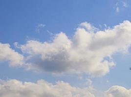 Image of a partly cloudy and partly clear sky during the day photo