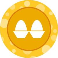 Beautiful Eggs Glyph Vector Icon