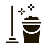 plunger cleaner icon Vector Glyph Illustration