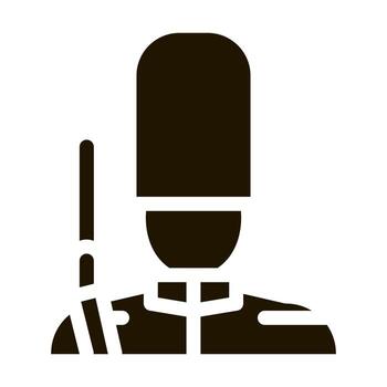 royal guard icon Vector Glyph Illustration