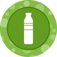 Beautiful Water Bottle Glyph Vector Icon