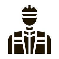 worker repairman icon Vector Glyph Illustration