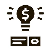 savvy data storage solution icon Vector Glyph Illustration