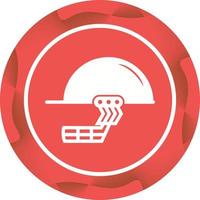 Beautiful Helmet Glyph Vector Icon