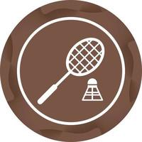 Beautiful Badminton Glyph Vector Icon