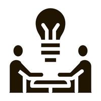 brain problem solving icon Vector Glyph Illustration