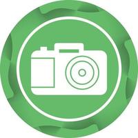 Beautiful Camera Glyph Vector Icon