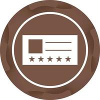 Beautiful Vip Card Glyph Vector Icon