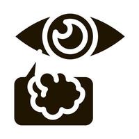 Poor Eyesight Icon Vector Glyph Illustration