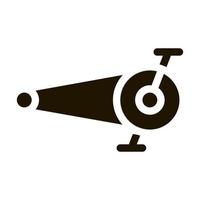 Pedal Bike Chain Icon Vector Glyph Illustration