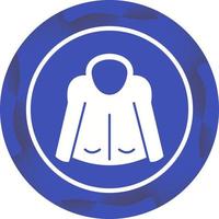 Beautiful Jacket Glyph Vector Icon