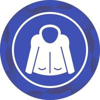 Beautiful Jacket Glyph Vector Icon