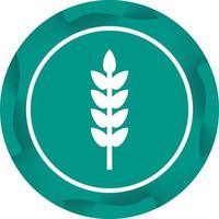 Beautiful Wheat Glyph Vector Icon