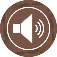 Beautiful Loud Speaker Glyph Vector Icon