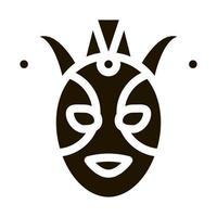 Festival Mask Icon Vector Glyph Illustration