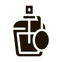 botella de perfume icono vector glifo ilustración