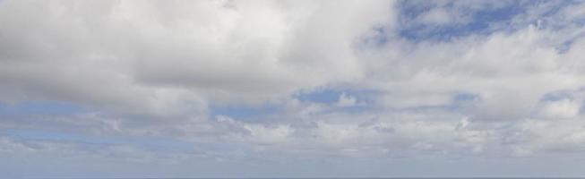 Image of a partly cloudy and partly clear sky during the day photo