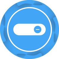 Beautiful Slide button Glyph Vector Icon