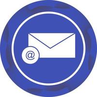 Beautiful E mail Glyph Vector Icon