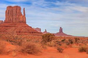 Rock formation at Monument Valley photo