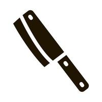 Hatchet Knife Icon Vector Glyph Illustration