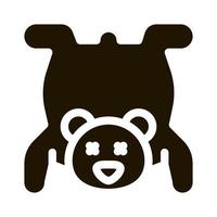 Bear Skin Icon Vector Glyph Illustration