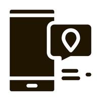 smartphone mundo gps mapa icono vector